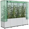 Image de VidaXL Jardinière surélevée rotin 160x40x153 cm