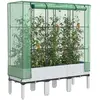 Image de vidaXL Jardinière surélevée - Blanc