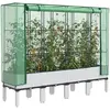 Image de VIDAXL Jardinière surélevée Rotin Blanc 160 cm