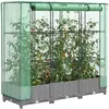Image de VIDAXL Jardinière surélevée rotin 120x40x123 cm