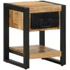 Image de VidaXL Table de chevet - Bois de manguier massif