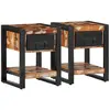 Image de vidaXL Tables de Chevet - Multicolore