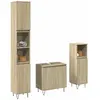 Image de vidaXL Ensemble salle de bain - Chêne sonoma