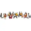 Image de vidaXL Décor de Table de Noël Multicolore Résine, Plastique