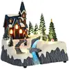 Image de vidaXL Décoration de village de Noël Multicolore 20,5 x 17 x 21 cm