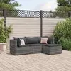 Image de vidaXL Salon de jardin polyvalent - Gris