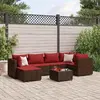 Image de VidaXL Salon de jardin - Marron