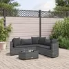Image de vidaXL Salon de jardin 6 pcs - Gris