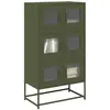 Image de vidaXL Buffet haut - Vert Olive