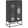 Image de vidaXL Buffet haut - Noir