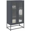 Image de Vidaxl Buffet haut 68 cm - Anthracite