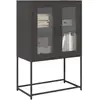 Image de Vidaxl Buffet Haut 68x39x107 cm - Noir