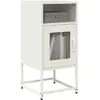 Image de Vidaxl Table De Chevet Blanc 36x39x78 cm