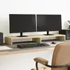 Image de vidaXL Support de moniteur chêne 100 cm