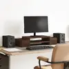 Image de vidaXL Support Moniteur Chêne Marron