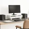 Image de vidaXL Support Moniteur Bois Blanc