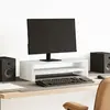Image de VidaXL Support moniteur blanc