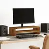 Image de vidaXL Support de moniteur vieux bois