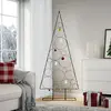 Image de vidaXL Arbre de Noël métal 180 cm - Noir