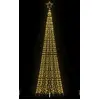 Image de vidaXL Sapin de Noël LED 500 cm - 1534 LED blanc chaud