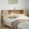 Image de vidaXL Tête de lit avec rangement 150 cm bois massif de pin