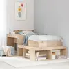 Image de VIDAXL Table de Chevet avec Bureau - Bois Massif 222x107x75 cm