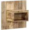 Image de vidaXL Tables de Chevet 2 pcs - Bois de Manguier