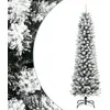 Image de vidaXL Sapin de Noël Artificiel Flocké 210 cm