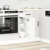 Image de vidaXL Armoire de Cuisine Kalmar - Blanc Brillant