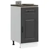 Image de vidaXL Armoire de Cuisine Kalmar - Noir