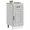 Image de VidaXL Armoire cuisine Kalmar - Sonoma gris