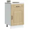 Image de vidaXL Armoire de Cuisine Kalmar Chêne Sonoma