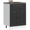 Image de VidaXL Armoire Cuisine Kalmar Noir