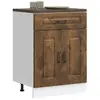 Image de vidaXL Armoire cuisine Kalmar chêne fumé