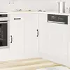 Image de vidaXL Armoire d'Angle Cuisine Kalmar - Blanc Brillant