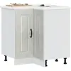 Image de vidaXL Armoire d'angle cuisine Kalmar - Gris béton