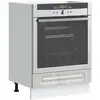 Image de vidaXL Armoire à Four Kalmar - Sonoma Gris