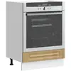 Image de vidaXL Armoire à four Kalmar chêne artisanal