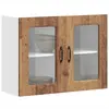 Image de VidaXL Armoire avec porte en verre - Kalmar