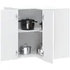 Image de vidaXL Armoire murale d'angle - Kalmar blanc