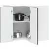 Image de VidaXL Armoire Murale Angle Cuisine Kalmar Chêne Marron