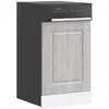 Image de vidaXL Panneau Lave-vaisselle Sonoma Gris