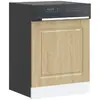 Image de vidaXL Panneau de lave-vaisselle Kalmar chêne sonoma