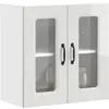 Image de VidaXL Armoire murale de cuisine avec porte en verre