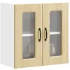 Image de vidaXL Armoire murale de cuisine - Porte en verre Kalmar