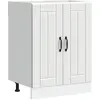 Image de vidaXL Meuble de base de lavabo Lucca blanc bois d'ingénierie