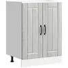 Image de vidaXL Meuble de base de lavabo Lucca sonoma gris bois d'ingénierie