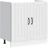 Image de VidaXL Meuble de lavabo Lucca - Blanc