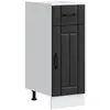 Image de VidaXL Armoire Cuisine Lucca Noir