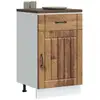 Image de vidaXL Armoire Cuisine Lucca - Vieux Bois